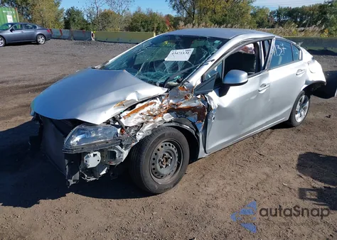 2013 Honda Civic Lx z USA, uszkodzony, nr VIN 19XFB2F58DE257522